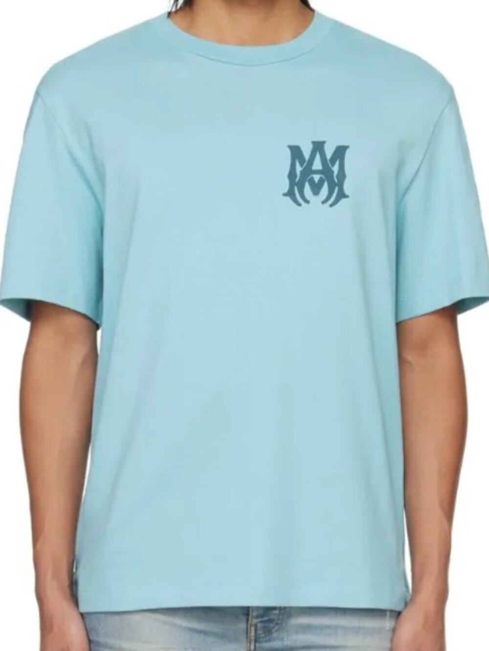 Light Blue AMIRI "MA" T-shirt - XXL